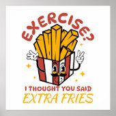 Oefening die ik dacht dat je zei: Extra groeven Poster (Voorkant)