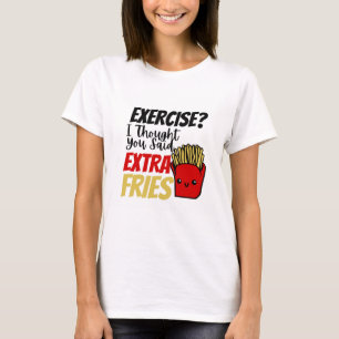 Oefening die ik dacht dat je zei: Extra groeven T-shirt