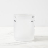 Oefening, Duw, de Humor van de Sprong Matglas Koffiemok (Center)