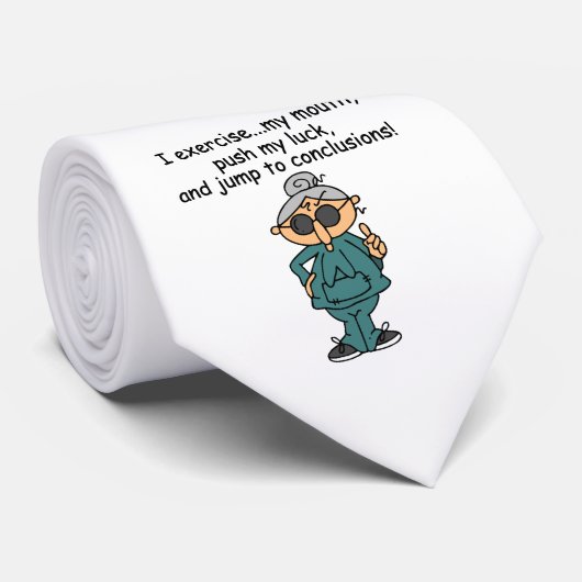 Oefening, Duw, de Humor van de Sprong Stropdas (Opgerold)