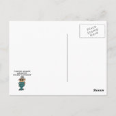 Oefening, duwen, pompHumor Briefkaart (Achterkant)