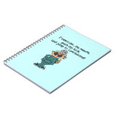 Oefening, duwen, pompHumor Notitieboek (Linkerzijde)