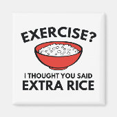 Oefening? Extra rijst Magneet (Voorkant)