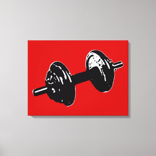 Oefening. Fitness. Gym Canvas Afdruk (Voorkant)