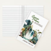 Oefening geduld conventie Tropische waterval Notitieboek (Binnen)