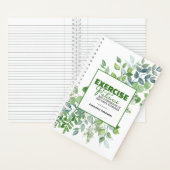 Oefening geduld conventie Waterverf groen Notitieboek (Binnen)