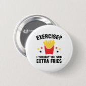 Oefening? Ik dacht dat je extra feeën zei Ronde Button 5,7 Cm (Voorkant /achterkant)