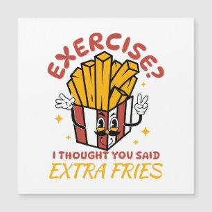 Oefening Ik Dacht Dat Je Extra Frieten Zei