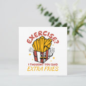 Oefening Ik Dacht Dat Je Extra Frieten Zei (Staand voorkant)
