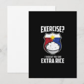 Oefening Ik dacht dat je extra rijst zei Filipijne Kaart (Voorkant / Achterkant)