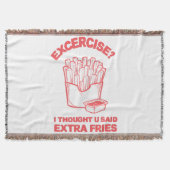 Oefening Ik dacht dat je zei extra frietjes - Frie Deken (Voorkant)