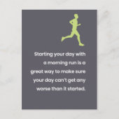 Oefening/Lazy Joke "Just for Fun" Briefkaart (Voorkant)