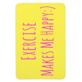 Oefening maakt me gelukkig magneet (Verticaal)