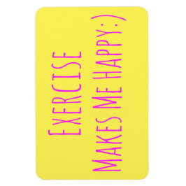 Oefening maakt me gelukkig magneet