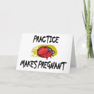 Oefening maakt zwanger moederschap aankondiging