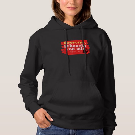 Oefening of veerboten hoodie (Voorkant)