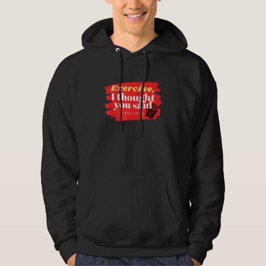 Oefening of veerboten hoodie (Voorkant)