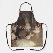 Oefening op het Podium door Edgar Degas Schort (Voorkant)