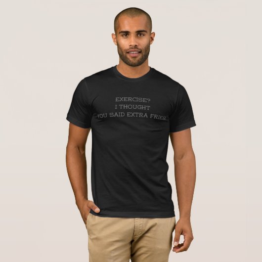 Oefening? T-shirt (Voorkant volledig)