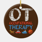 Oefening van de beroepstherapie keramisch ornament (Achterkant)