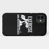 Oefening, wat motivatie nodig, draak - grappig Case-Mate iPhone case (Achterkant (horizontaal))