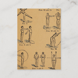  oefeningen Gym Personal Trainer Visitekaartje