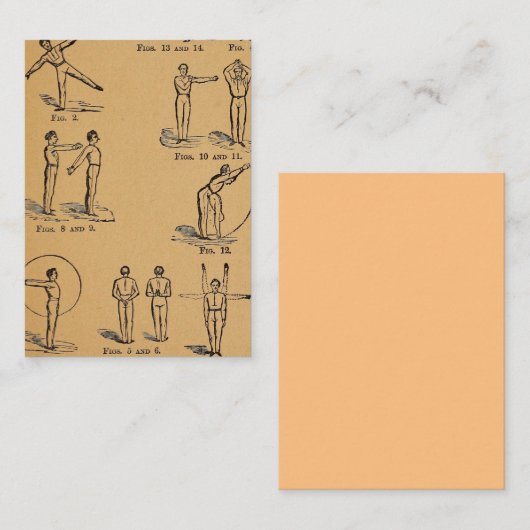  oefeningen Gym Personal Trainer Visitekaartje (Voorkant / Achterkant)