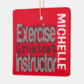 Oefeninstructeur Extraordinaire CUSTOM Keramisch Ornament (Links)