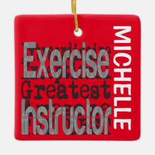 Oefeninstructeur Extraordinaire CUSTOM Keramisch Ornament