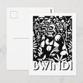 Oeganda Bwindi ondoordringbaar nationaal park Briefkaart (Voorkant / Achterkant)