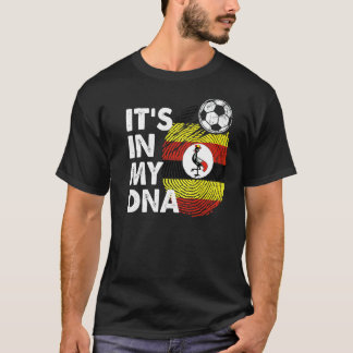 Oeganda in mijn Dna Ugandese vlagteam Uganda T-shirt