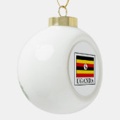 Oeganda Keramische Bal Ornament (Links)