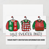 Oeganda kerstfeestelijke uitnodiging (Voorkant / Achterkant)