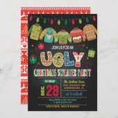 Oeganda kerstfeestelijke uitnodiging (Voorkant / Achterkant)