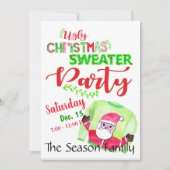 Oeganda kerstfeestelijke uitnodiging (Voorkant)