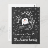 Oeganda kerstfeestelijke uitnodiging (Voorkant / Achterkant)