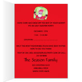 Oeganda kerstfeestelijke uitnodiging (Binnen (Rechts))