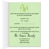 Oeganda kerstfeestelijke uitnodiging (Binnen (Rechts))