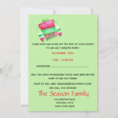 Oeganda kerstfeestelijke uitnodiging (Achterkant)