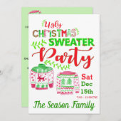 Oeganda kerstfeestelijke uitnodiging (Voorkant / Achterkant)