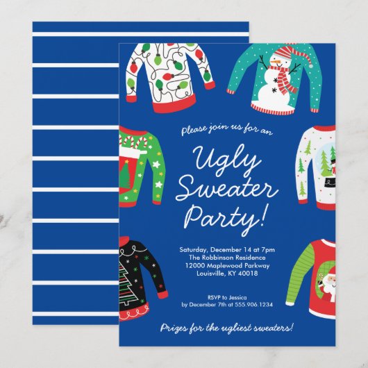 Oeganda kerstfeestelijke uitnodiging (Voorkant / Achterkant)