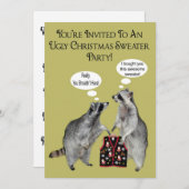 Oeganda kerstfeestelijke uitnodiging (Voorkant / Achterkant)