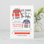 Oeganda kerstfeestelijke uitnodiging (Staand voorkant)