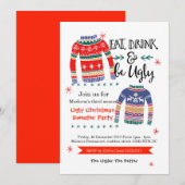 Oeganda kerstfeestelijke uitnodiging (Voorkant / Achterkant)