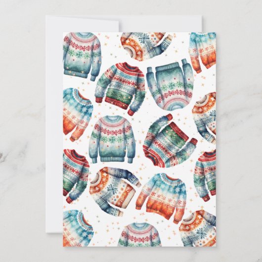 Oeganda kerstfeestelijke uitnodiging (Achterkant)