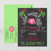 Oeganda kerstfeestelijke uitnodiging (Voorkant / Achterkant)