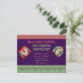 Oeganda kerstfeestelijke uitnodiging (Staand voorkant)