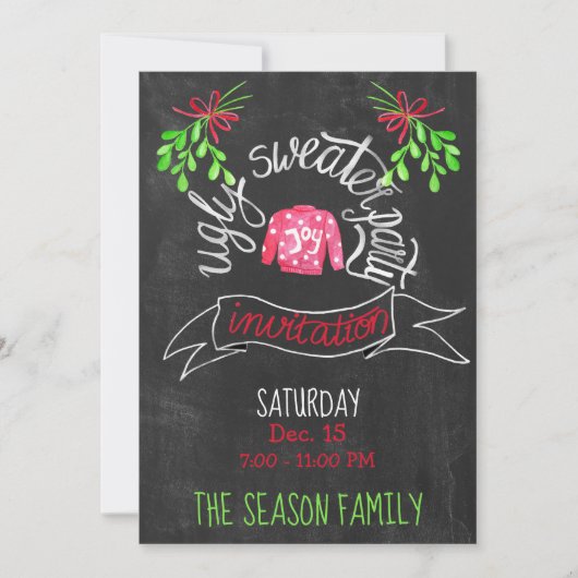 Oeganda kerstfeestelijke uitnodiging (Voorkant)