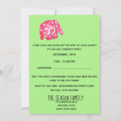 Oeganda kerstfeestelijke uitnodiging (Achterkant)