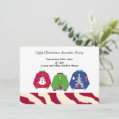 Oeganda kerstfeestelijke uitnodiging (Staand voorkant)